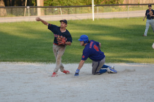Photos by Brian Lockhart The Mansfield Cubs host the Creemore Barons at the diamond in Mansfield during Wednesday (June 10) night's home game.  The Cubs went ahead in the fourth inning on a two-run home run and went on to win the game 4–3.