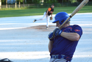 Photos by Brian Lockhart The Mansfield Cubs host the Orangeville Giants on the diamond in Mansfield on Wednesday, June 24. The Cubs had to settle for a 13–3 loss in this game to leave them with a 7–7 record for the season.