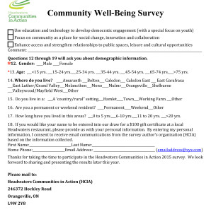 Microsoft Word - Headwaters Communities in Action Survey.doc