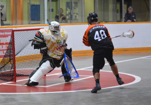 Photos by Brian Lockhart The Shelburne Junior C Vets take on the Six Nations Warriors at the Centre Dufferin Recreation Complex on Friday, June 19. The Vets came up short with a loss for a 5–6–1 record so far for the season.