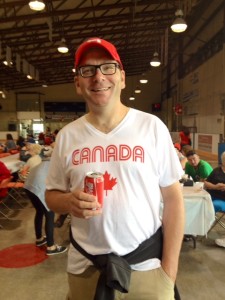 Mayor Ken Bennington enjoying the Canada Day festivities