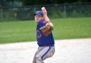 Photos by Brian Lockhart The Mansfield Cubs host the Lisle Astros on the diamond at Mansfield park. The Cubs left the game with a 3–0 after playing a strong defensive game that shut-out the visitors.
