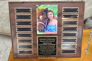 Memories of Natasha Paterson. A new award was revealed in memory of Natasha Paterson at the Fall Fair. Natasha died prior to the Canadian Open Old Time Fiddle Championship.