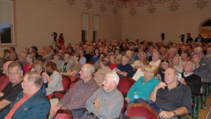 Full House at Grace Tipling Hall in Shelburne for the Federal Candidates Debates Oct. 6th.